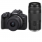 Canon EOS R50 Mirrorless Camera with RF-S 18-45mm and RF 75-300mm Lenses - view 1